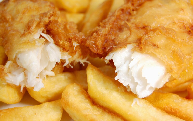Fish and chips.