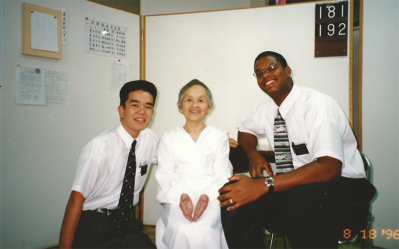 Thom Reed as a missionary in Japan.