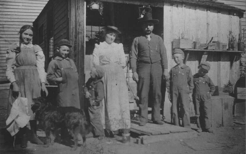 a family counted in the irish census.