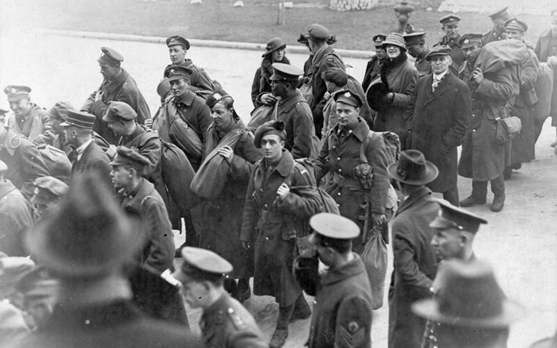 Soldiers in WW1