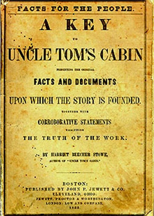 Old cover of "Uncle Tom's Cabin".