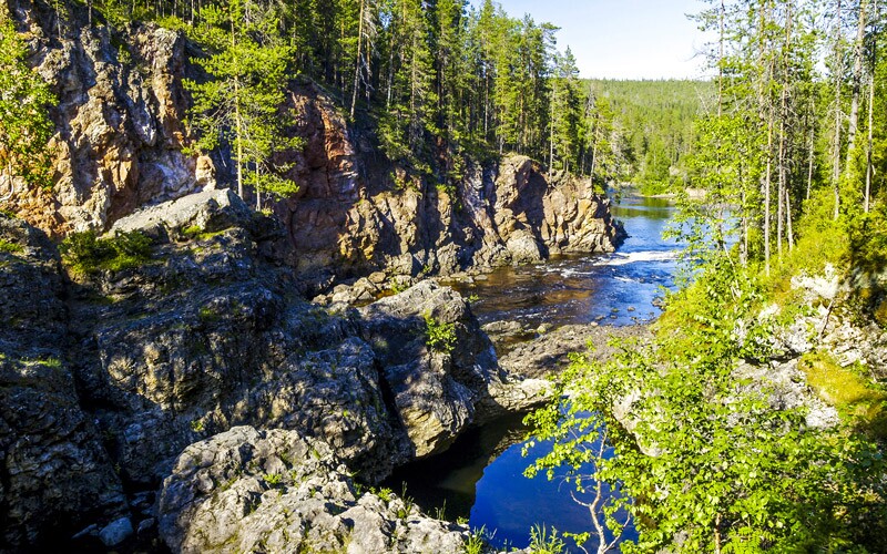 Oulanka National Park. River