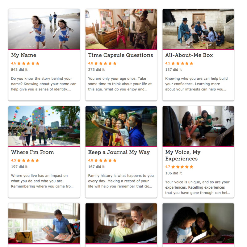 家族がさらに近づく11以上の活動 家族がさらに近づく11以上の活動