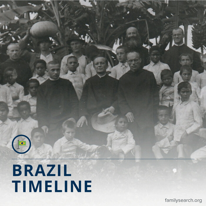 Title image for Brazil historical timeline