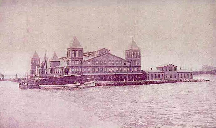 The first Ellis Island Immigration Station only lasted 5 years before burning down.
