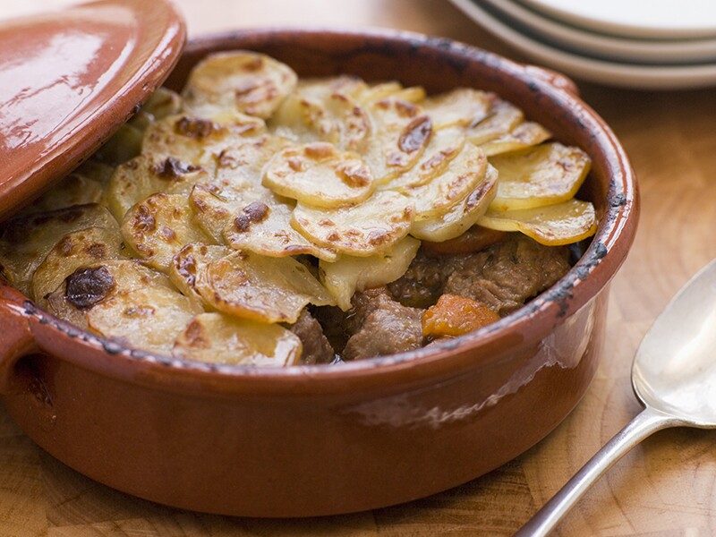 lancashire hot pot, a traditional english dish.