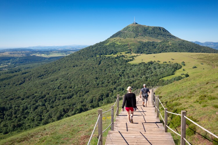 Chaîne des Puys trail in France