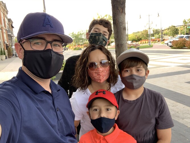 Jen allen with her family