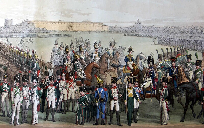 Artist depiction of the Napoleonic War