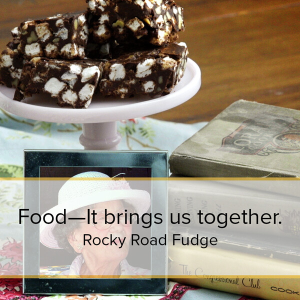 Rocky Road Fudge family recipe