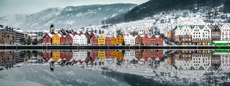 Norway Bergen town