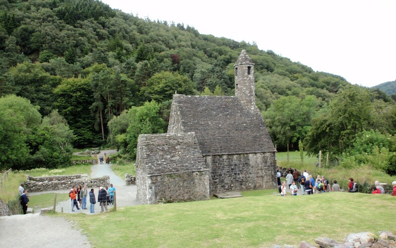 a historic irish building.