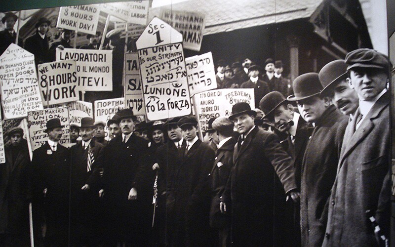 Workers went on labor strikes and riots to demand better pay and humane working conditions.