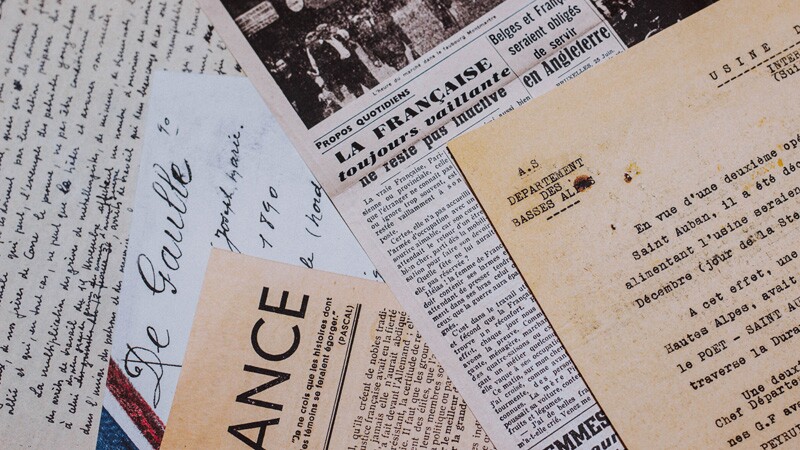 French papers and records