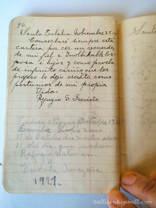 Allison Kimball Family Notebook