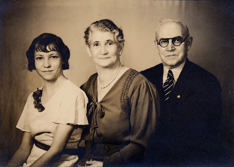 a French family with records in an archive