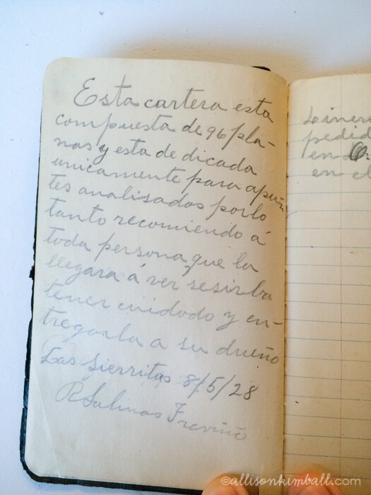 Allison Kimball Family Notebook