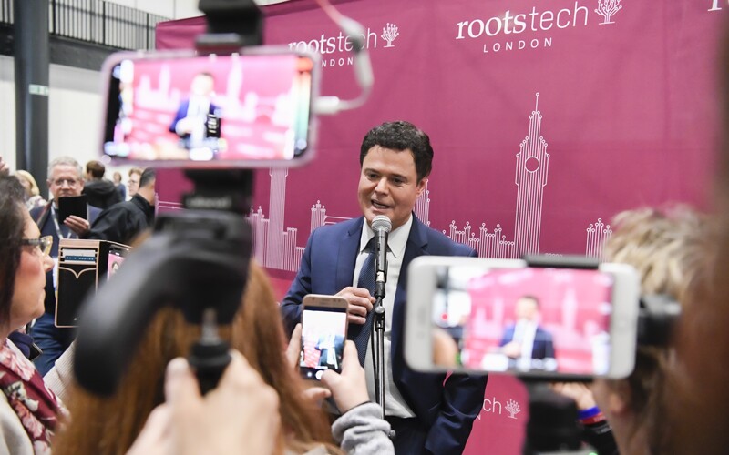 donny osmond attended rootstech london 2019.