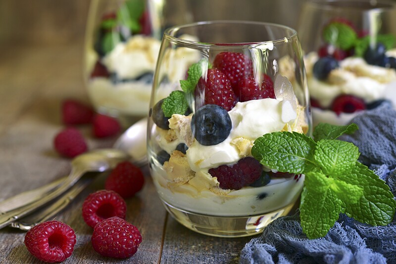 english trifle, a traditional english dessert