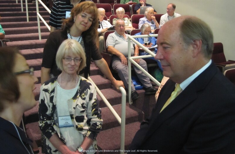 T.C. Christensen talks with Christine Baird WP
