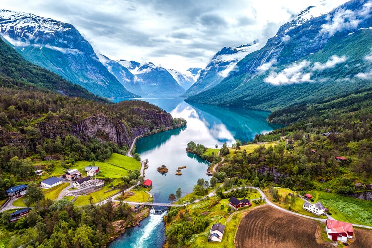 Landscape in norway