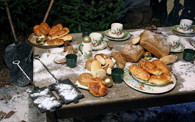 Kommern Open Air Museum, Kommern, Germany - Food on a table