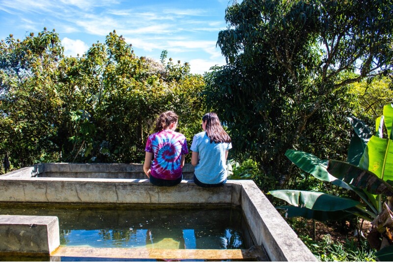Students volunteer through Engineers without Borders.