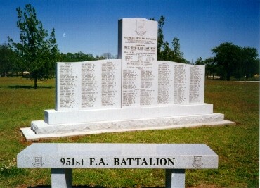 the 951st battalion memorial.