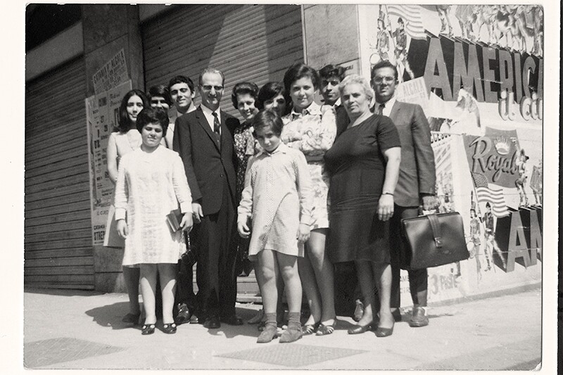 an italian family with records in an archive