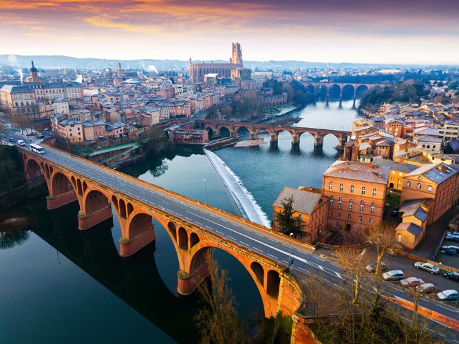 A bridge at Albi in France