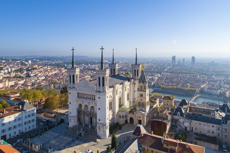 Basilica of Notre-Dame de Fourvière in Lyon
