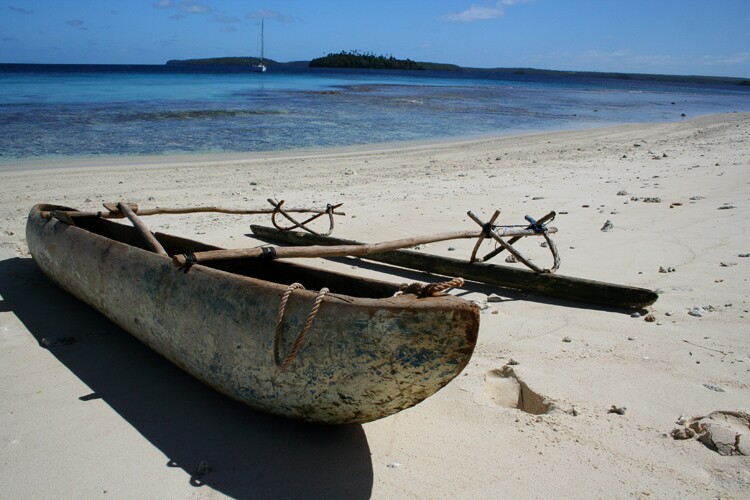 a voyaging canoe like Moana's.