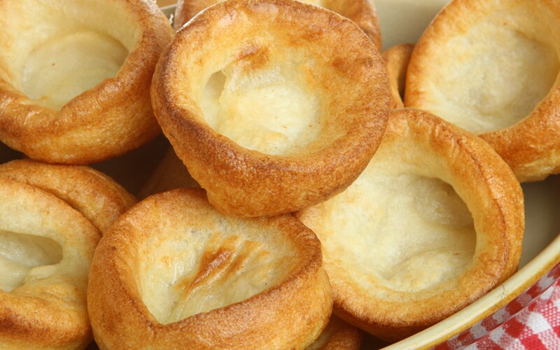 A pile of yorkshire puddings