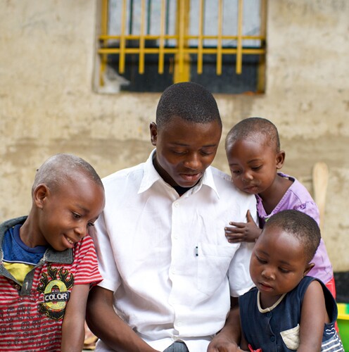 a dad and his sons on guided research