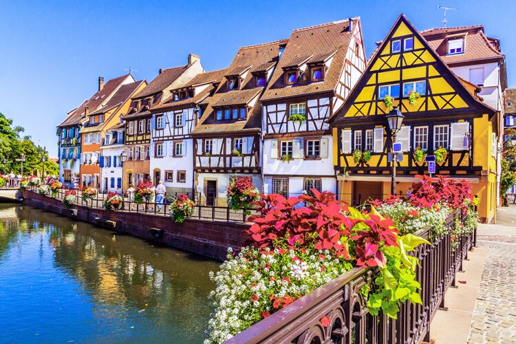houses in Strasbourg, france