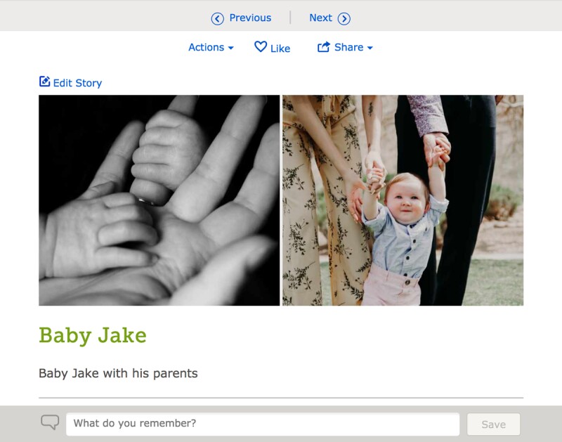 Record your favorite memories, now with multiple photos, in FamilySearch's Family Tree.
