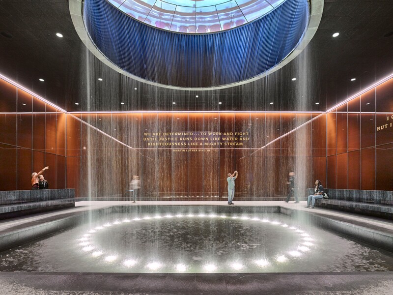 Inside of National Museum of African American History and Culture