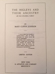 The Higleys and Their Ancestry