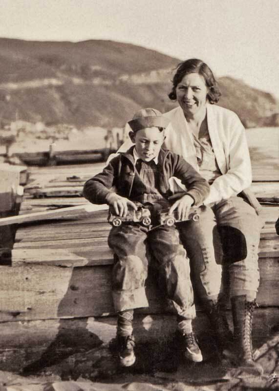 Mother and sonin 1930s